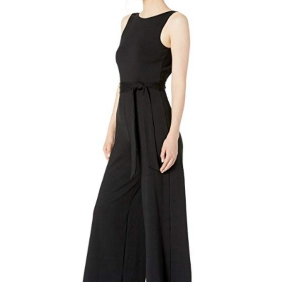 Susana Monaco Open Back Sleeveless Jumpsuit Black, Size M - Picture 2 of 3